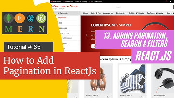 React js Tutorial # 65| How to Add Pagination in ReactJs |E-Commerce site
