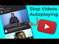 Tutorial \\ How To Stop YouTube Autoplaying In Your Feed