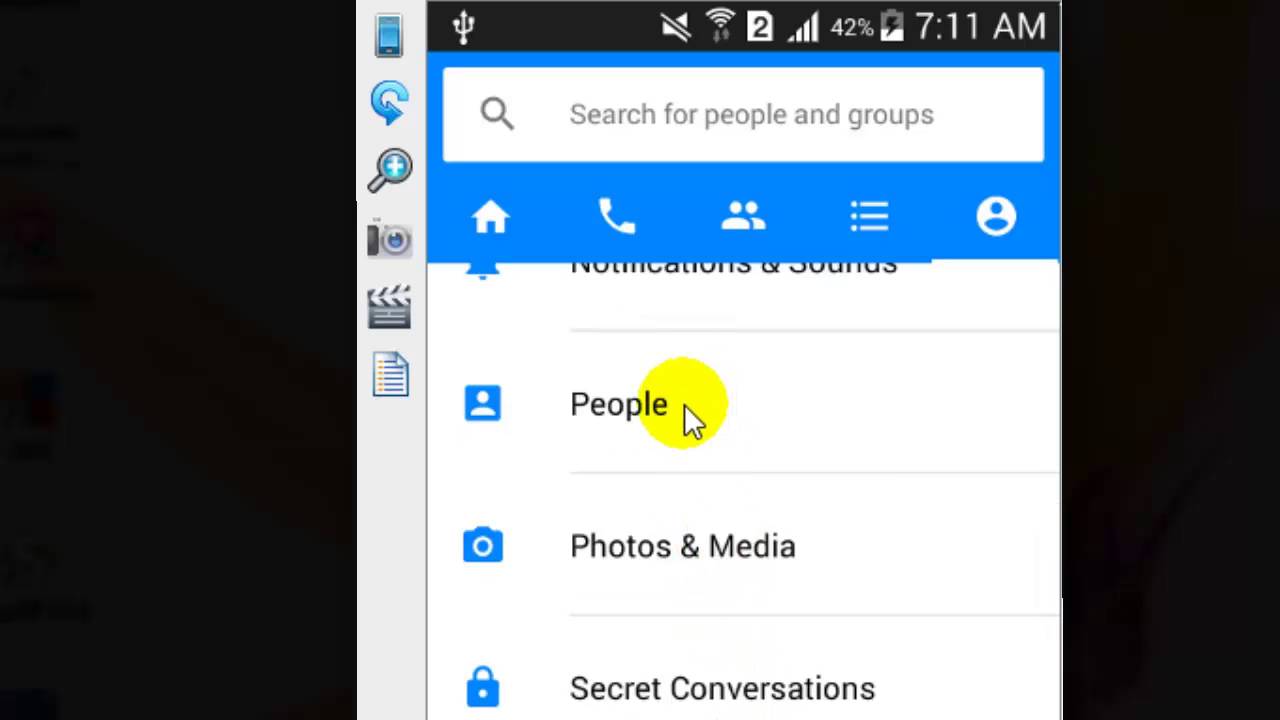 How to unblock contact in Facebook messenger android app - YouTube.
