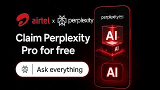 "How to Use Perplexity Pro for FREE with Airtel SIM | Get Free Perplexity Pro Access!" screenshot 2