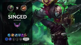 Singed Jungle vs Teemo - EUW Master Patch 14.7