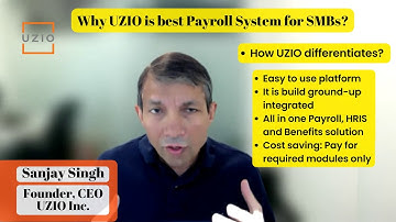 Why UZIO is the Best Payroll Software for Small Businesses SMBs in 2023 | Founder & CEO, explains