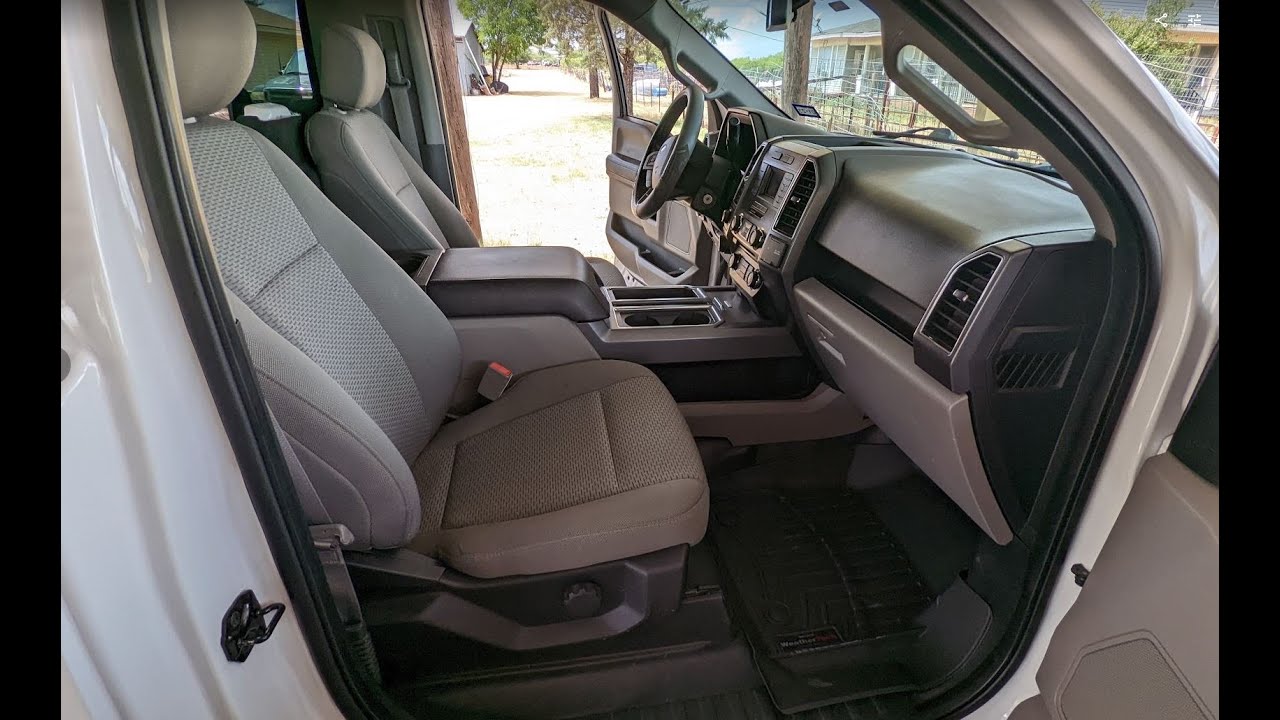2018 F150 Regular cab console swap - YouTube