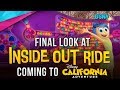 FINAL LOOK at Inside Out Ride coming to Disney California Adventure - Disney News - 6/20/19