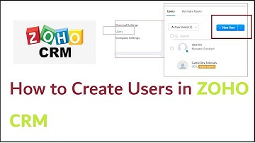 How to Create Users in ZOHO CRM