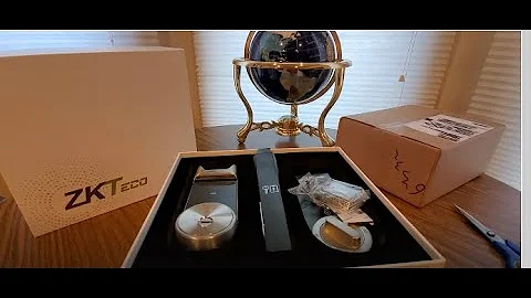 Smart Lock Fingerprint Door Bluetooth Key-less Entry ZKTECO Amazon Unboxing @amazon
