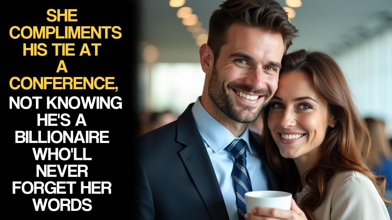 She Compliments His Tie At Conference, Not Knowing He's A Billionaire Who'll Never Forget Her Words