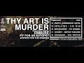 THY ART IS MURDER - 2018 Australian Tour