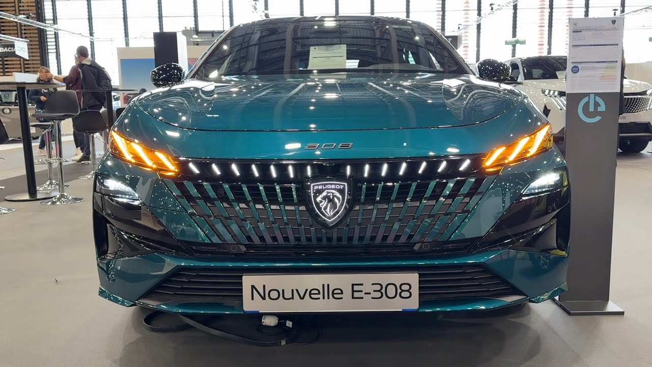 PEUGEOT 308 FACELIFT 2026 - IMPRESSIVE new SPLIT LED headlights, ILLUMINATED LOGO & grille