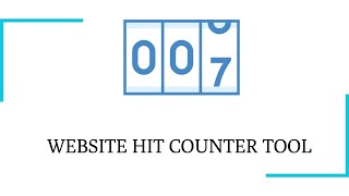WEBSITE HIT COUNTER Tool29-Freeware Blog Hit Counter For Your Website