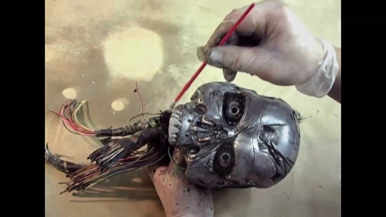 Terminator ENDOSKULL Prop replica Tutorial (HD) - YouTube