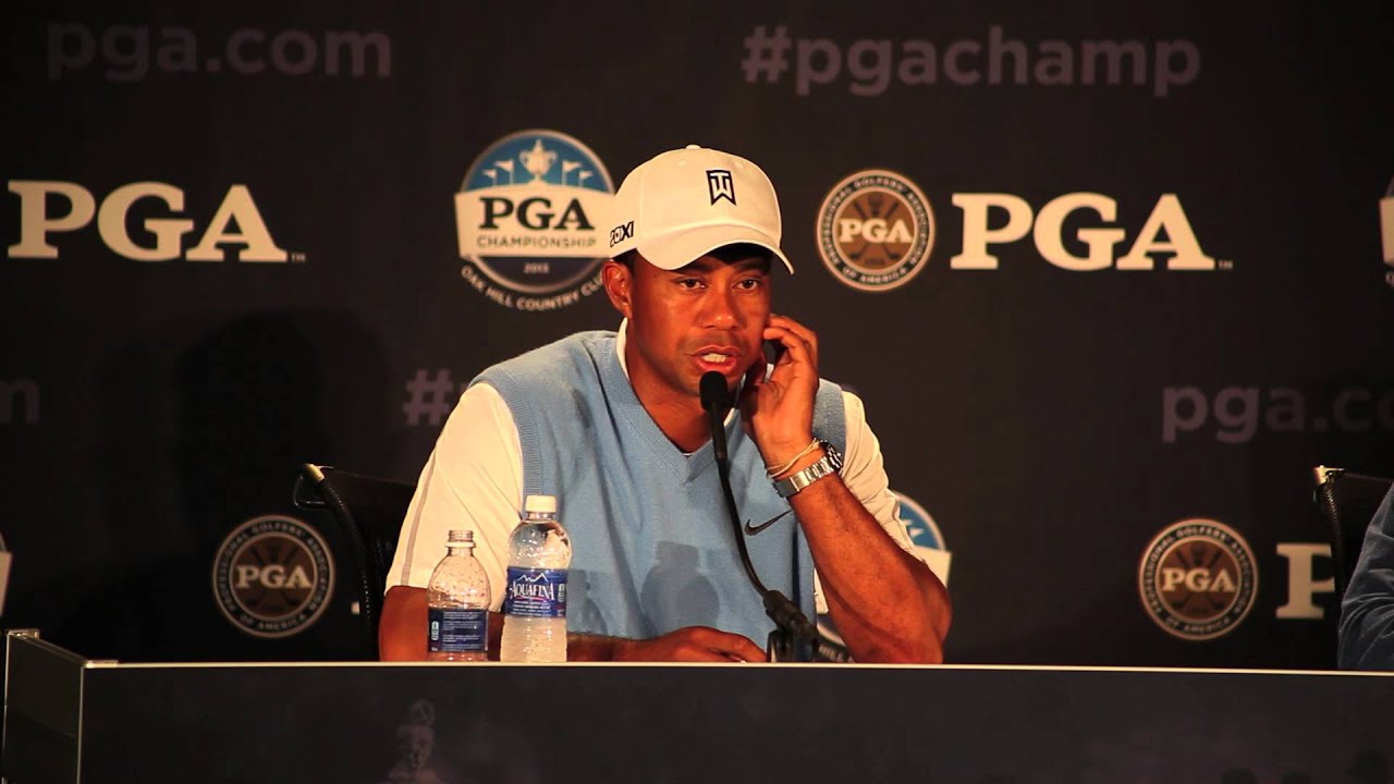 Tiger Woods Pre- PGA Championship Interview (2 of 2)