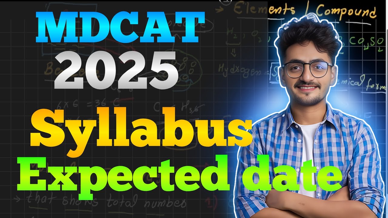 National MDCAT 2025 syllabus and expected date - YouTube