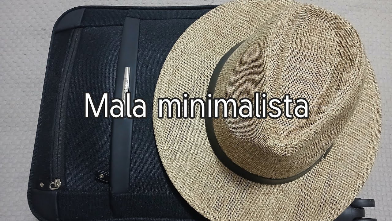 Mala minimalista para 7 dias na praia.