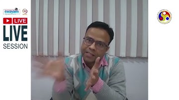 Live Session 02-02-2021 #CH25SP #swayamprabha