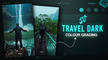 Travel Professional Green Dark Colour Grading On Capcut