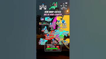 How many castles are in your country? #map #mapping #europe
