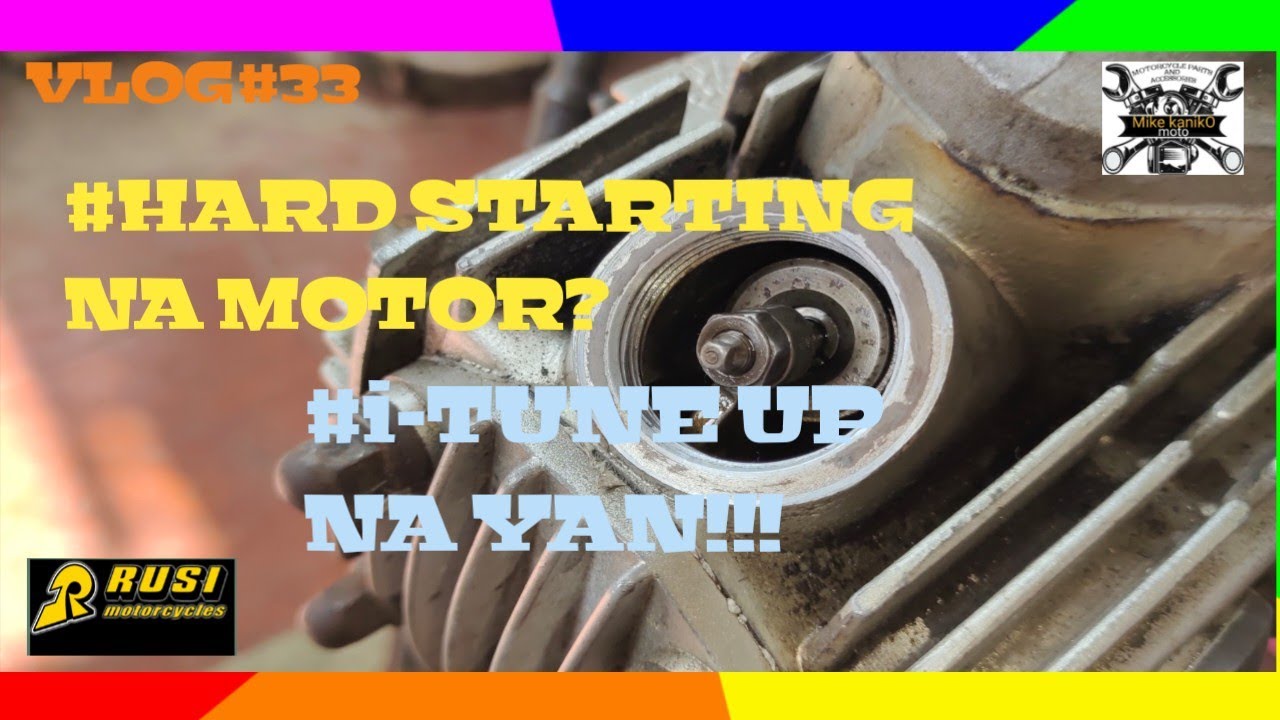 PAANO MAGTUNE-UP NG RUSI 110 | STEP BY STEP TUTORIAL | @mikekanikomoto ...