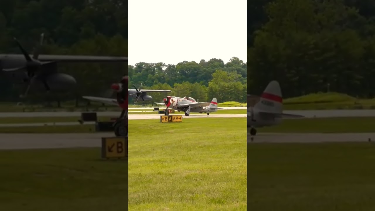 P47 thunderbolt  Spirit of St. Louis Airshow 2024 