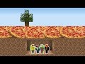 Minecraft PİZZA'YA KARŞI %100 GÜVENLİ SIĞINAK!