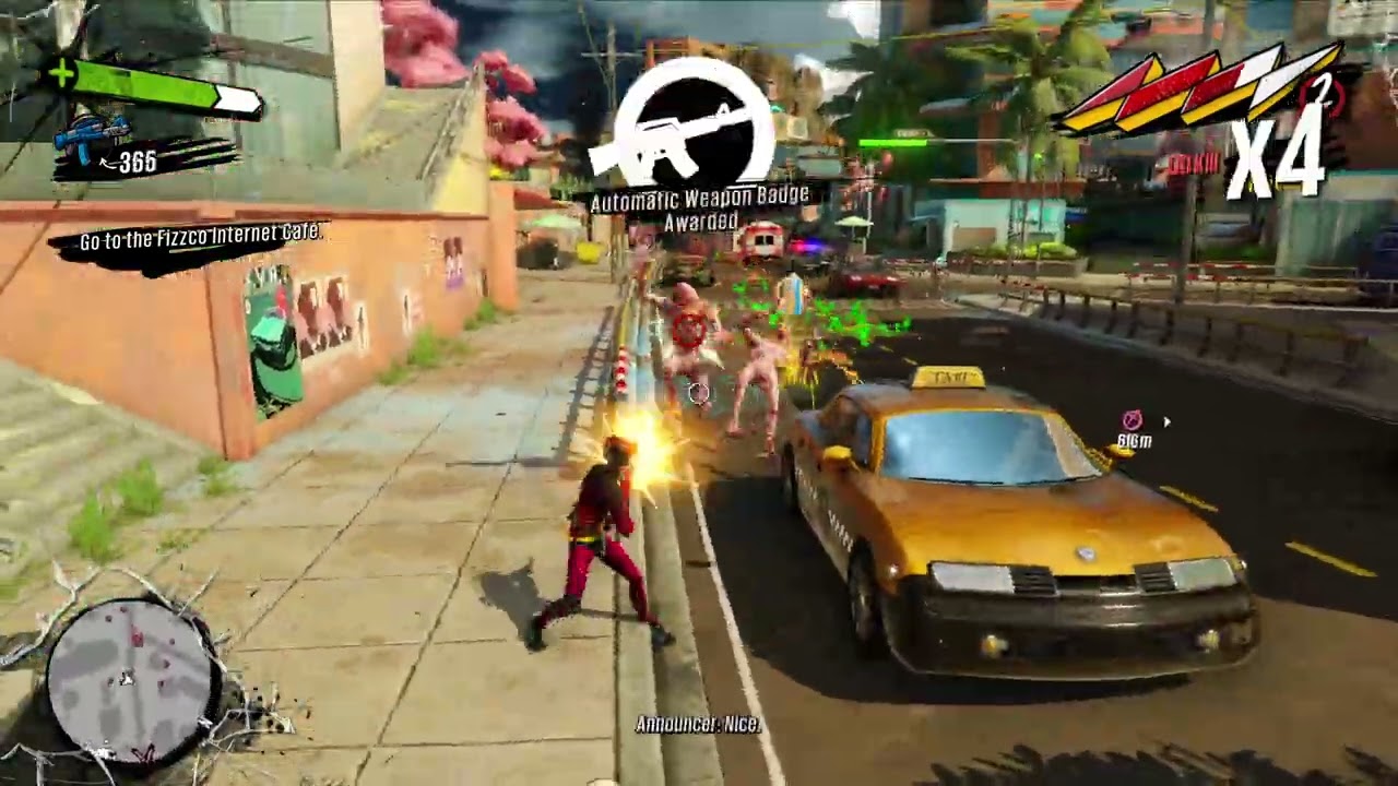 Background Gameplay Sunset Overdrive