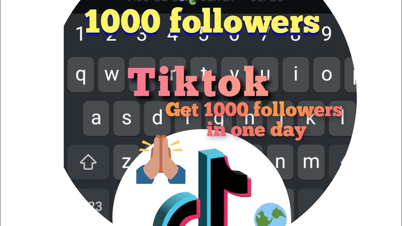 how to get 1000 Tiktok followers in 2 days - YouTube