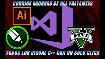 Como resolver falta DLL en programas y juegos - Todos los Visual C ++ Redistribuitable en UN CLICK