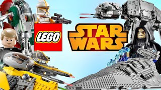The Top 10 LEGO Star Wars Sets From Every Star Wars Movie! (besides the sequels)