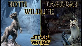 Hoth and Dagobah wildlife - YouTube