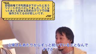 【ひろゆき】安倍政権で下がった平均賃金【切り抜き動画】