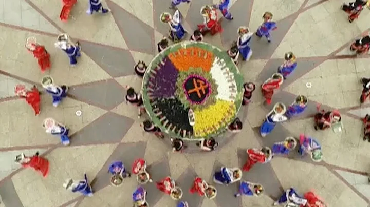 Chinese ethnic Zhuang celebrate 'Sanyuesan Festival’