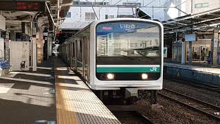 E501系水カツK751編成 JR常磐線普通いわき行き 水戸駅発車
