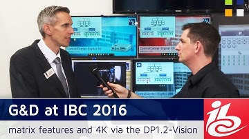 G&D at IBC 2016 | 4K matrix applications and new matrix features