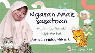 Lagu  Becak     Ngaran Anak Sasatoan    Bahasa Sunda