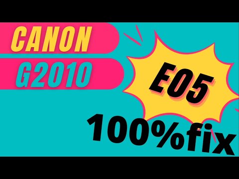 canon g2010 e05 error solution | head replace |g3010,g4010,g2000,g3000,g4000 |100 fixed