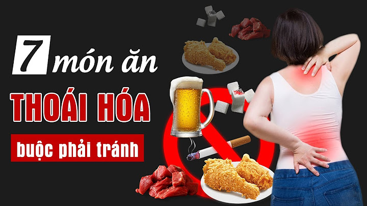 Thoái hóa đốt sống cổ uống thực phẩm chức năng