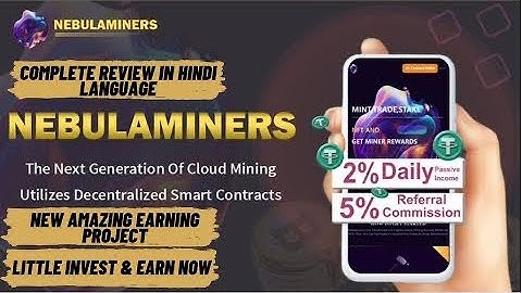 New way to Mine BTC through NFTs! - Nebulaminers//Earn 1.8-3.2% Per day with bitcon mining