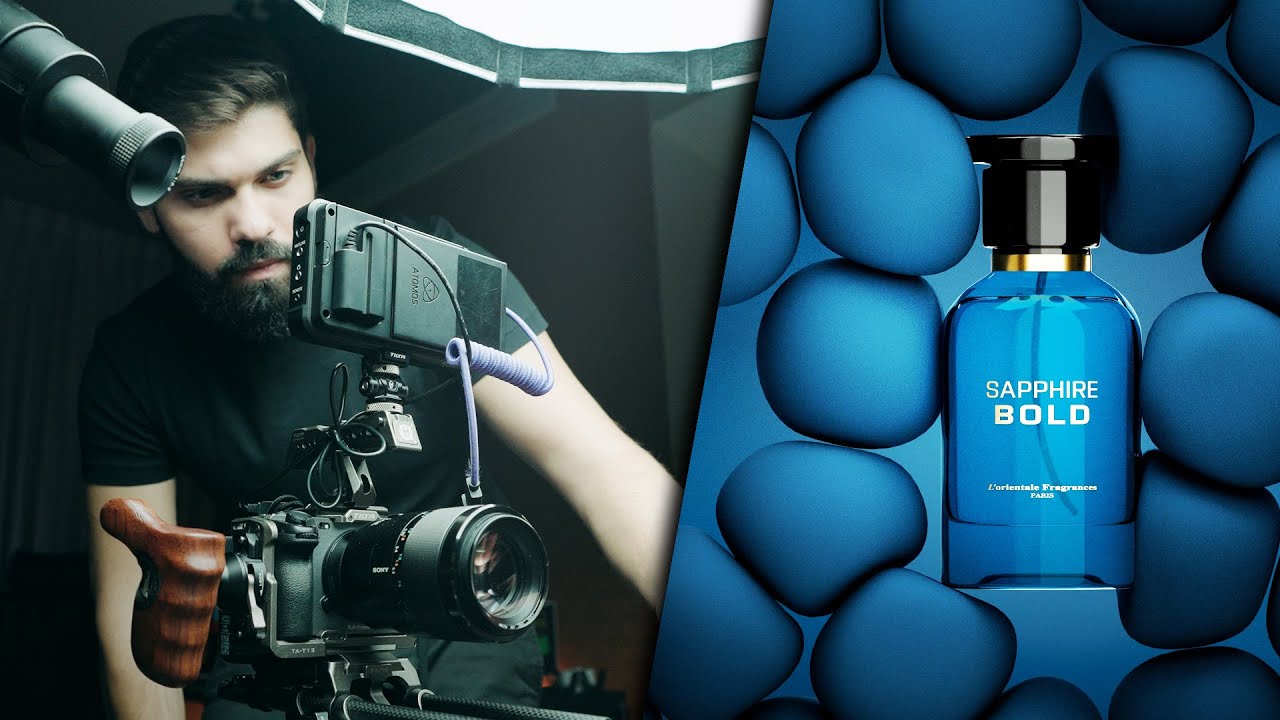 التحدي: إنتاج إعلان عطور احترافي بميزانية بسيطة