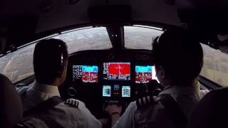 MMTO Approach and Landing  Bombardier Learjet 75