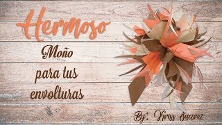 Como Hacer Un Moño En Liston Celoseda Diferente Lazo En Cinta Papel Para Regalos- Candy Kriss