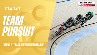 Team Pursuit Highlights - Hong Kong, China | 2024 Tissot UCI Track Nations Cup