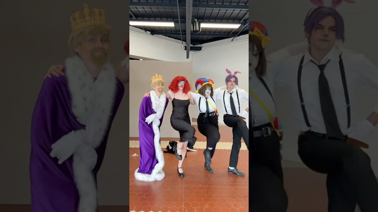 I don't know how to dance in Kinger cosplay 😅 #digitalcircus #cosplay #tadc #glitchproductions