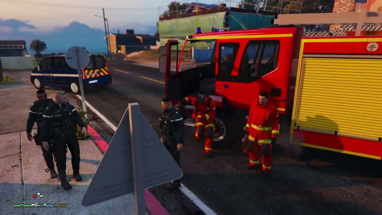 Gendarmerie Nationale : contrôle routier, braquage et fin tragique | LSPDFR #11