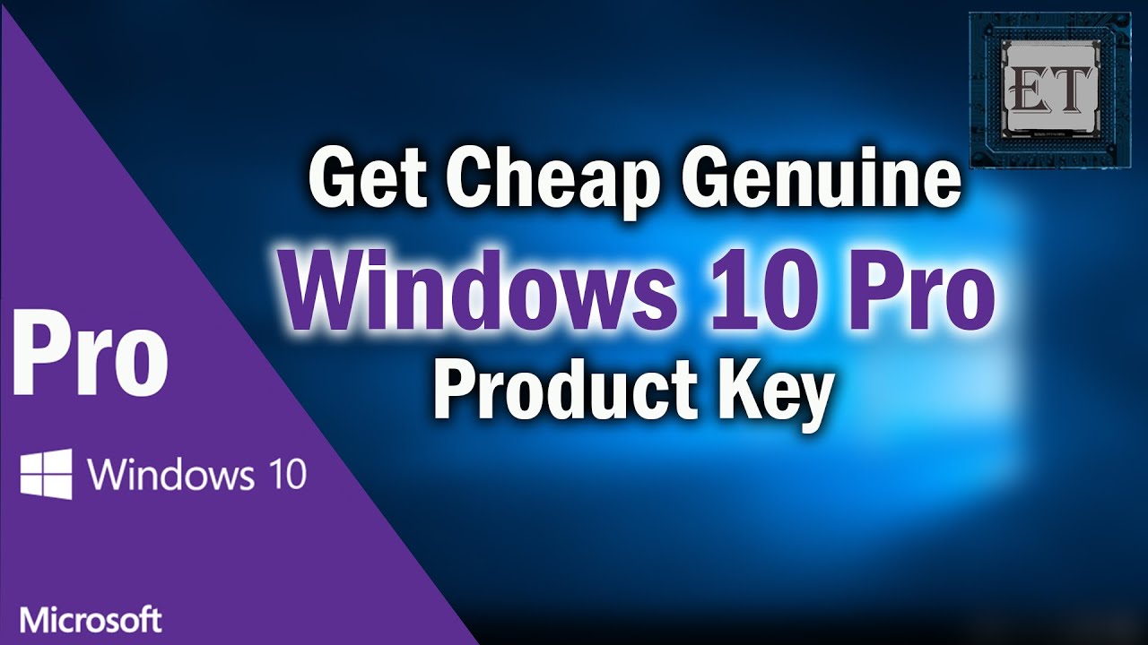 Get Genuine Windows 10 Pro Product Keys On Big Discounts | 2020 - Youtube