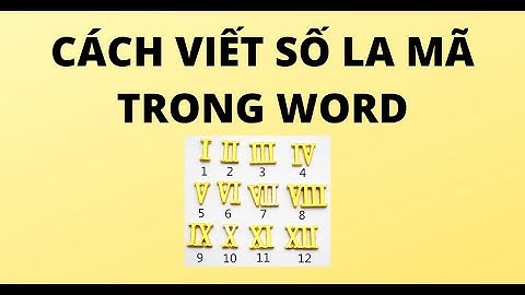 Chữ la mã trên máy tính bắm như thế nào năm 2024