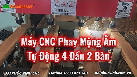 Máy CNC Phay Mộng Âm 4 Đầu - Woodmaster - WM-1500C4