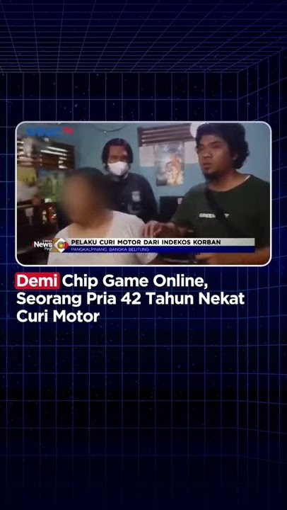 Demi Chip Game Online, Seorang Pria 42 Tahun Nekat Curi Motor