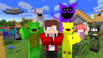 MAIZEN : JJ & Mikey Minecraft Animation - ALL EPISODE 2024