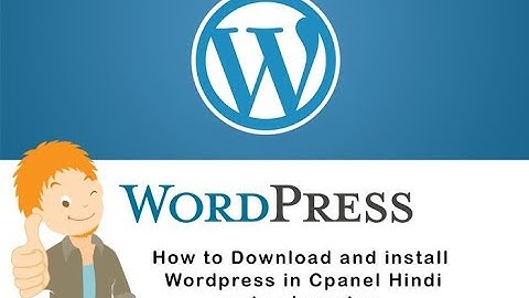 how to Download and  install Wordpress in Cpanel