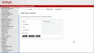 How to add and delete a Voice server for Avaya Proactive Outreach Manager 2.0
